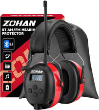 ZOHAN EM042 AM/FM Radio Headphone with Digital Display,Ear Protection Noise Redu