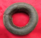 Antique 19c African Niger Baoulé Dogon Heavy Bronze Manilla Currency Bracelet