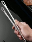 1 PC Stainless Steel Food Tongs - Long Handle, Non-Slip for BBQ & Cooking - NEW*