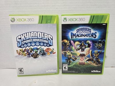 Skylanders Imaginators + Skylanders Spyro's Adventure Xbox 360 Lot of 2 Clean