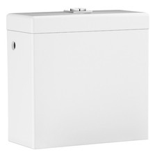 Grohe Aufsatzspülkasten Cube Keramik 39489000, Anschluss seitlich alpinweiß