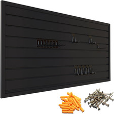Slat Wall Paneling 2 X 4Ft, Garage Slatwall Panel Wall Storage Systems, Heavy Du