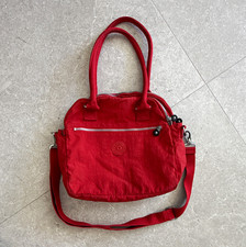 Kipling Red Satchel Top Handle Bag Adjustable...