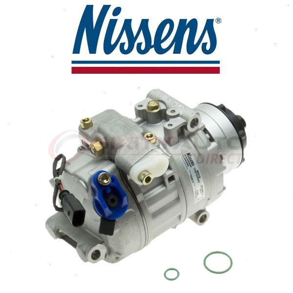 Nissens AC Compressor for 2008-2015 Audi R8 - Heating Air Conditioning Vent ga