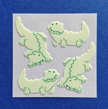 Stickeralbum Sticker wie 90er Glow In The Dar...