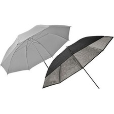 Elinchrom 32" Two Piece Translucent and Silver Umbrella Set