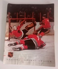Tony Esposito, National Hockey League Magazine, Flyers/Blackhawks Game 3/23/72