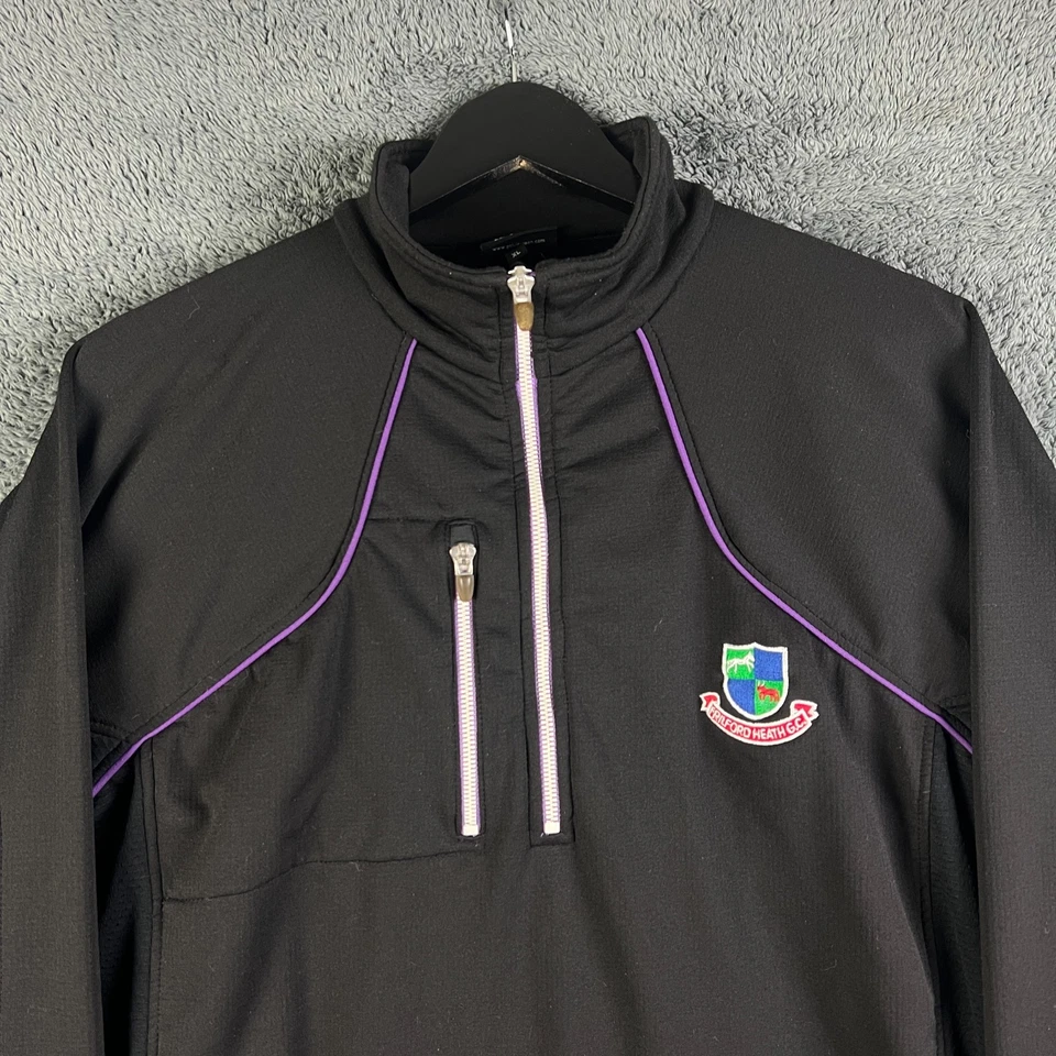 Galvin Green Insula Damian 1/4 Zip Thermal Mens Golf XL Black Limited Edition - Image 3 of 4