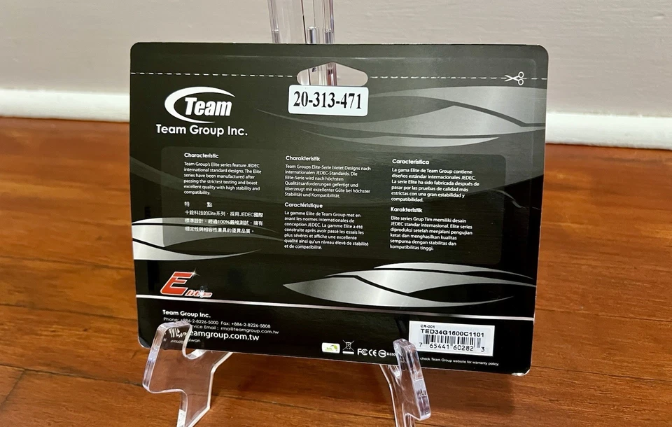 DDR3 4GB 1600mhz Pc3-12800 Team Group Module Ram Dimm Desktop Computer PC - Image 3 of 4