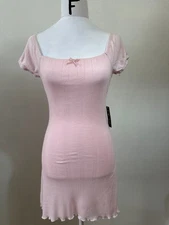 J for Justify, (NWT), Light Pink color dress, knit print, size Small