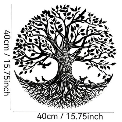 Baum des Lebens Wanddeko, Wanddeko aus PLA, Wohndeko 