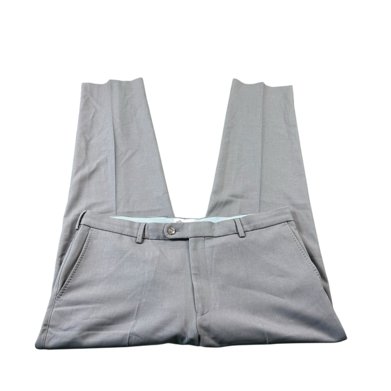Peter Millar Current Gray Performance Flat Front … - image 2