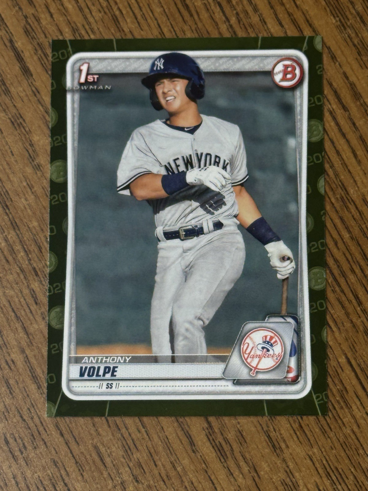 Anthony Volpe 2020 Bowman 1st Camo #BP-139 -Yankees