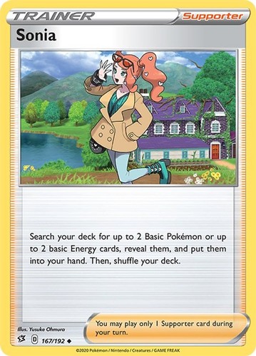 Pokemon: SWSH02 Sonia 167/192 NM