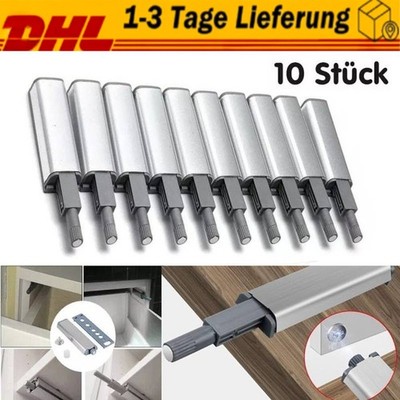 10 Stück Push to Open Schrank Tür Magnetschnäpper Drucktüröffner Möbelmagnet Set