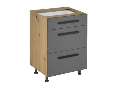 Schubladenschrank Schubladenkommode 3 Schubladen Auszugsschrank Küche - Bild 1 von 3