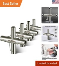 Portable 4-Pack Sillcock Keys: Heavy-Duty Water Control Tools for Emergencies