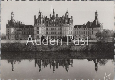 Château de Chambord Frankreich Vintage Echt Foto Postkarte F.O.L. Französisches Schloss