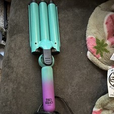 Bed Head TIGI 3-Barrel Hair Waver Electric Wave Styling Tool Teal/Purple