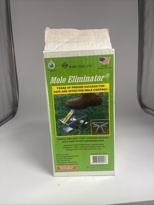 Wire Tek EasySet Mole Eliminator Trap Made In USA