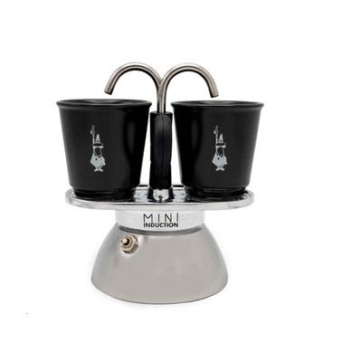 Bialetti 7310 Mokka-Kanne Silber Edelstahl 2 Tassen 92 mm 90 ml 7310