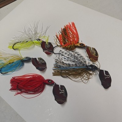 5 Googan Squad Clickbait Vibrating Jig 1/2 OZ Pike Fishing Lure Lot