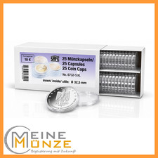 M&uuml;nzkapseln 35 Euro / 20 Euro M&uuml;nzen 32,5 mm SPAR-SET 25 St&uuml;ck von SAFE