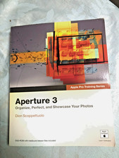 RARE1 Aperture 3 Apple Pro Training by Scoppettuolo, Dion 2010 FINE w/CD-ROM