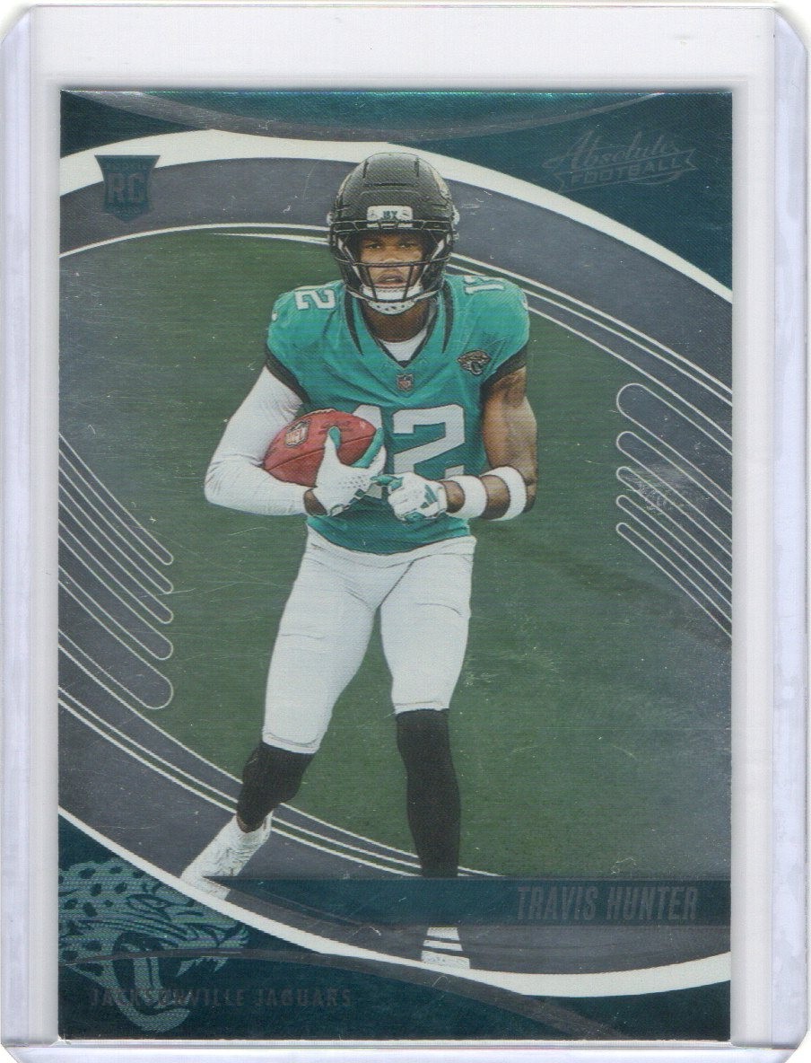 2025 Panini Absolute Travis Hunter #186 Rookie RC Jacksonville Jaguars