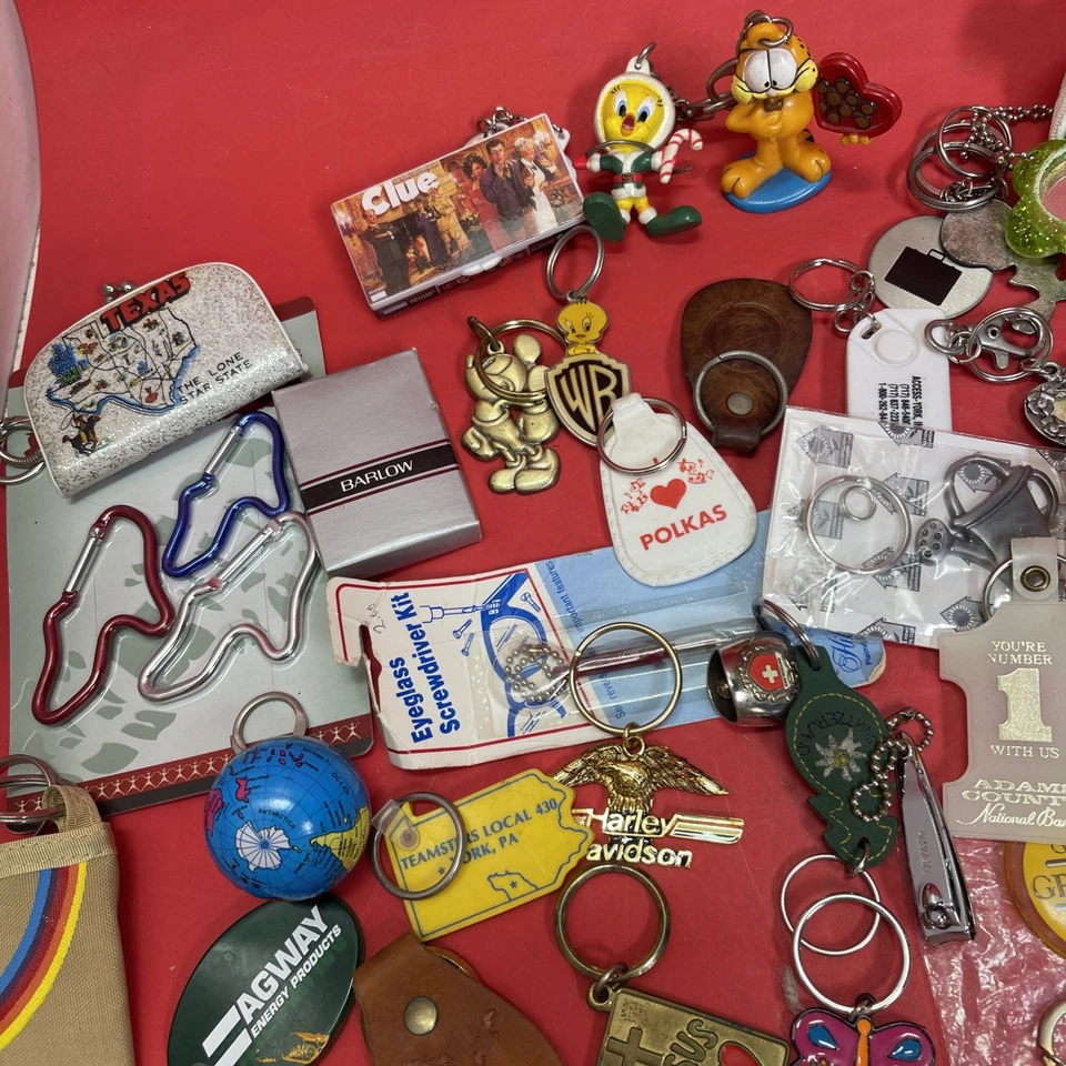 Huge keychains lot Keyrings Fobs Backpack Charms Purse Handbag Pendants. #14 - Image 2 of 4