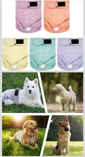 5 Pack Washable Female Dog Diapers Reusable Diaper for Doggie Highly Absorbent L