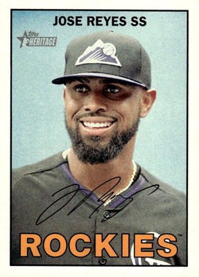 2016 Topps Heritage #159 Jose Reyes