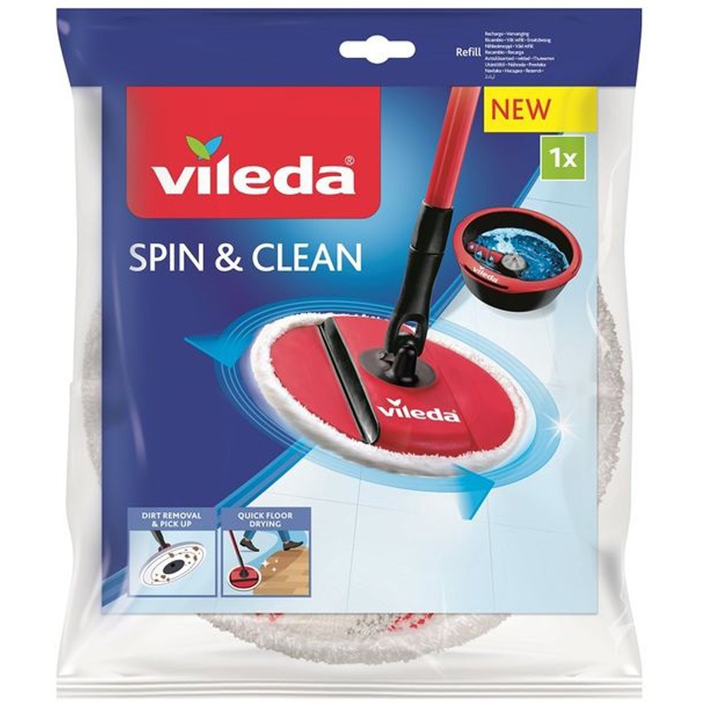 Vileda Spin And Clean Mop Refill - Image 5