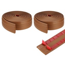 Flexible Baseboard Molding Trim Brown 3.15"(W)x33ft(L) NBR