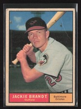 1961 Topps #515 Jackie Brandt - VG Set Break!