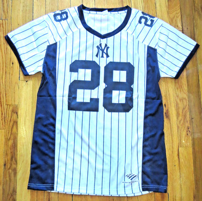 Austin Wells New York Yankees Football Jersey #28 SGA 9/5 2025 Adult XL Blue