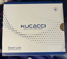 Kucacci Smart Door Lock Black Keyless Entry Fingerprint Digital Keypad w/ Handle