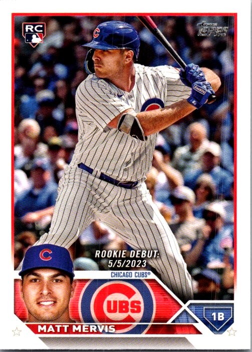 2023 Topps Update #US236 Matt Mervis Purple Foil #/799