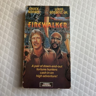 Firewalker VHS 1986, 1989 Chuck Norris Louis Gossett, Jr.