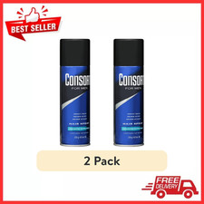  2 pack Consort Unscented Extra Hold Hair Spray for Men, 8.3 oz,Shine Enhancing