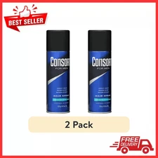 (2 pack) Consort Unscented Extra Hold Hair Spray for Men, 8.3 oz,Shine Enhancing