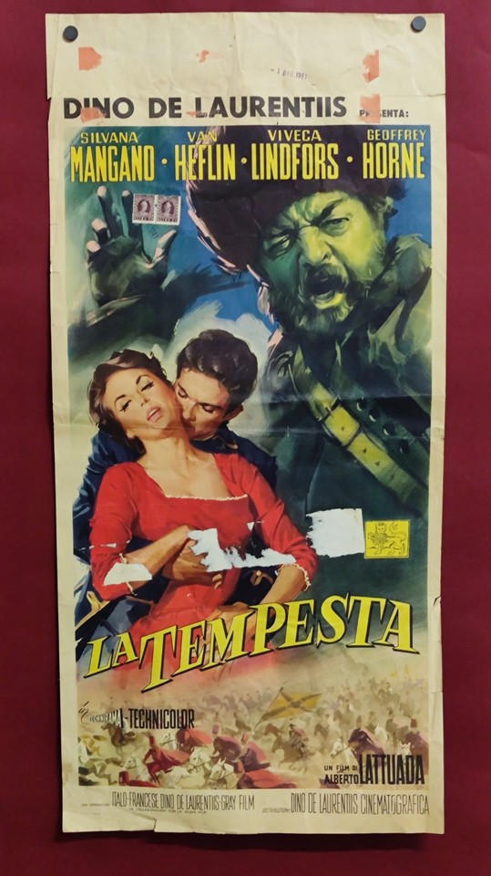 Locandina di La tempesta (1958)