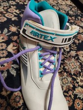 Artex Cross Country Ski Boots Womens Vintage 41 10-10.5 White NNN Made in Italy