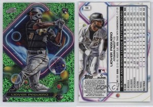 2023 Topps Cosmic Chrome Green Space Dust Refractor /75 Liover Peguero Rookie RC