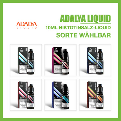 ADALYA Niktotinsalz-Liquid - 10ml Liquid für E-Zigaretten 20mg/ml