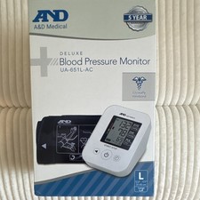 A D Medical UA-651L-AC Deluxe Upper Arm Digital BP Monitor Large Cuff AC Case