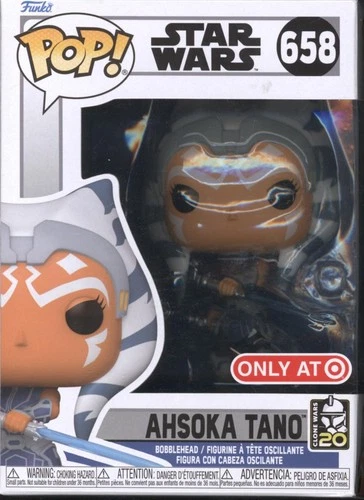 DR | Funko Pop! Star Wars | Ahsoka Tano #658 | Target Exclusive w/Soft Protector