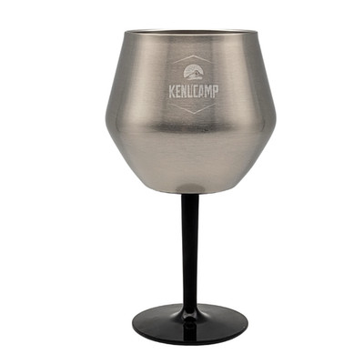 Kenucamp  - 2-in-1 Weinglas / Cocktailbecher 410 ml Edelstahl Isolierend