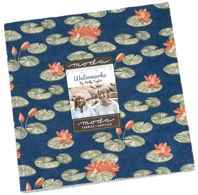 Watermarks Moda Layer Cake 10-inch 100% Cotton Precut Fabric Squares (42 pcs)