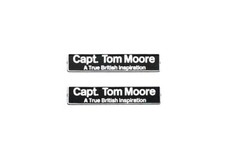 Hornby X14074 CAPTAIN TOM MOORE Class 66 Loco Etched Nameplates For NHS Loco NEW